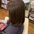 常連様にノンジアミンヒーリンググレイカラーのリタッチとSヒーリングカラーの手法を用いて髪質向上トリートメント！！