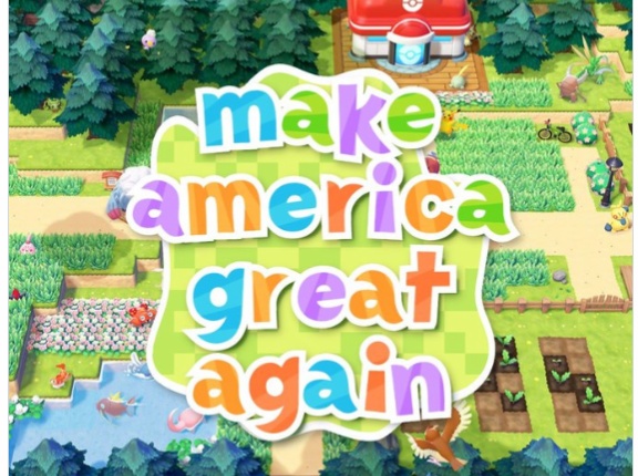 ホワイトハウス公式、ポケモン最新作を改変してトランプの決め台詞を投稿してしまう…