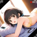 ・日曜AIイラスト部「ビデオ通話!?真白透子」