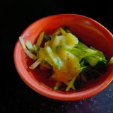 ガリバタきゅうり和え焼きはんぺん