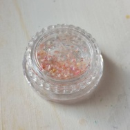 薬を飲み忘れた時どうする？と、ピンクのリング作りました。