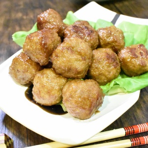 酸味をきかせて♪揚げハンバーグのさっぱり和え