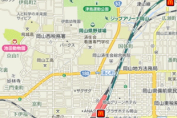 イオン 岡山 周辺 ポケモンｇｏ 歩きスマホはｎｏ つれづれなるままの岡山駅 イオンモール岡山 Gpsの周辺から イオン 中心 グローカル 366 Gps Aps