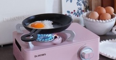 え、かわいい…！置きっぱなしにしたくなる韓国ミニコンロで朝ごはん［PR］