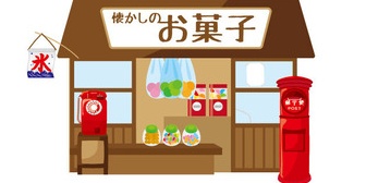 デート中、彼女がちょっと待ってと言って、開放的な作りの和菓子店に走って行った→彼女が奥から押し出されるようにして出てきて…