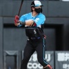 【日本ハム】野村佑希が黒マスクで打席へ　守備で送球が当たるアクシデント