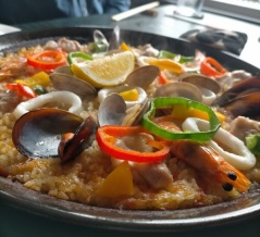 誕生日ランチはスペイン料理