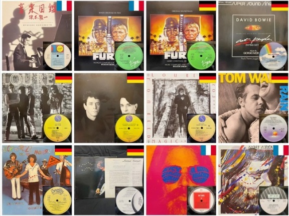 【新入荷レコード 】DAVID BOWIE,坂本龍一,LOU REED,JONATHAN RICHMAN...etc ドイツ盤,フランス盤を出しました。