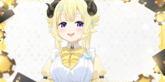 【ホロライブ】わため、カフェメイド新衣装をお披露目！ラムベガス風ディーラー差分も『わためぇって結構大きいよな…』