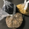 ダウン・トゥ・アースの雑穀と、富山のはとむぎで雑穀米。