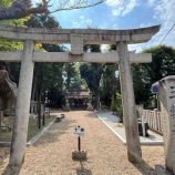 『【桜井市西之宮】横大路(伊勢街道)沿いに立つ古社・三輪神社』の画像