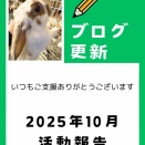 2025年10月の活動報告
