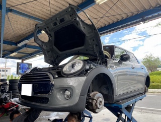 滋賀オートライフハノ　輸入車「ＭＩＮＩ」(Ｆ５５)の車検＆整備とオイル交換