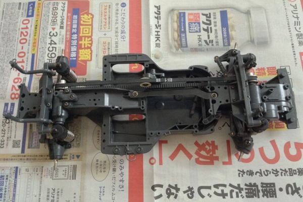 お父さんの作業部屋 - タミヤ TA03F ドリフト