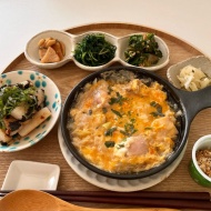 親子丼のあたまでお昼ごはん