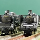 KATOの「C57 １次形」と「C59 戦後形」を並べてみました。