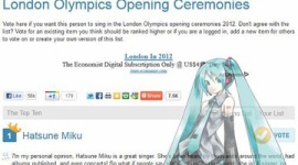 ロンドンオリンピックの歌手投票で初音ミクが1位に！　K-POP組織票に海外ユーザーが反発