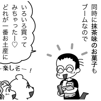 抹茶味、食べ比べしてみたけど…
