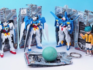 機動戦士ガンダムAGE モビルスーツ＆キャラクターキーホルダー レビュー