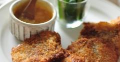 サクサク旨し一口ビフカツと揚げ焼きをするときの注意点【娘への手紙8通目】/昨日の晩ごはんはポークソテーおろしポン酢添え
