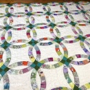 ダブルウェディングリングのタペストリー完成