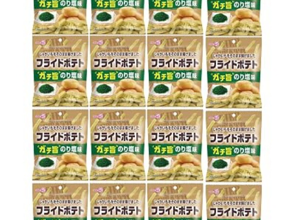 【1,006円】スイートボックス フライドポテト のり塩味 40g×12個がセール特価。ビールに合いそう