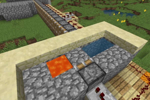 仲間たちのマインクラフト開拓記録 丸石製造機