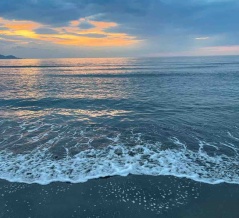 (小樽) 夕暮れビーチ