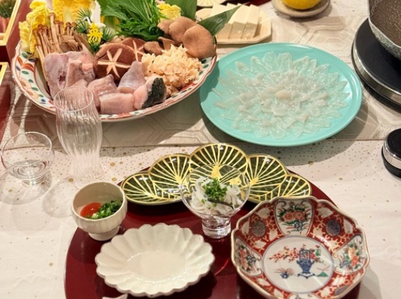 1日の夜ごはんは、ふぐー♪