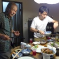 20250716竹田玉来の梁山泊池田庵にて未来まちづくりを構想し合う老若男女夕宴！