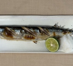 秋刀魚の塩焼き定食