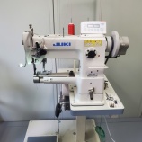 『【愛知県のお客様にJUKI製DSC－２４６U（シリンダーベッド１本針本縫い総合送りミシン、１本脚テーブル仕様）をお買い上げいただきました】』の画像