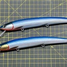 ORA Minnow LTT168 姫鱒鱗皮貼り　金箔&銀箔