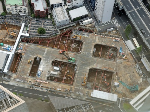 地上54階「西麻布三丁目北東地区」の建設状況！高層部にホテルが入る六本木ヒルズ隣の高額分譲タワマン（2025.9.15～21）