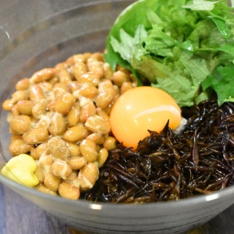 栄養満点♪ひじき納豆