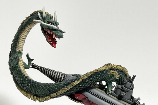 守護竜マンダ 特撮大百科ver.3 ゴジラの息子編 にらみ