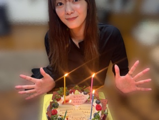 2025.10.26 櫻坂46 田村保乃 27ちゃい blog誕生日ケーキ