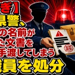 【怖すぎ】広島県警、被害者の名前が書かれた文書を被告に手渡してしまう　→職員を処分