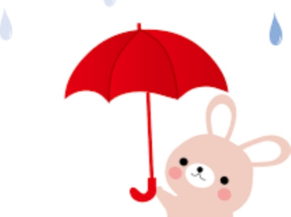 👘園遊会で急に雨が！？☔