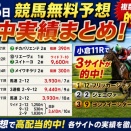 【7月5日】競馬無料予想の的中実績まとめ｜小倉11Rで複数サイトが的中！