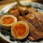 初めて作った鶏ももチャーシュー。新たな食感だった！