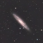 『南会津で捉えたちょうこくしつ座のNGC253銀河 ☆彡』の画像