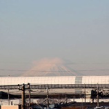 『富士山に傘雲』の画像