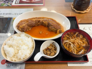 愛別町【おちこち】豚角煮定食篇
