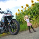 8月1日｜バイクで行く牟佐のひまわり