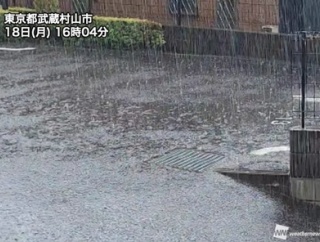 【緊急】東京に大雨警報　雷ヤバい