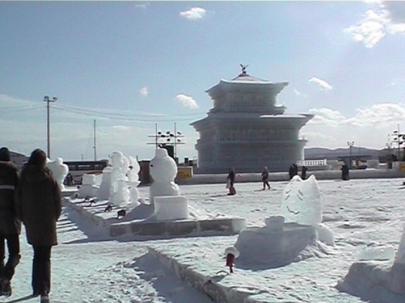 流氷祭り　紋別