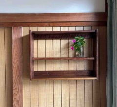 廃物利用と端材で棚を作る