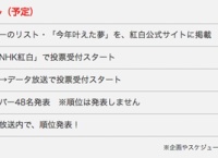 【速報】AKB48、紅白歌合戦に出場する紅白選抜48名を一般投票で決定!