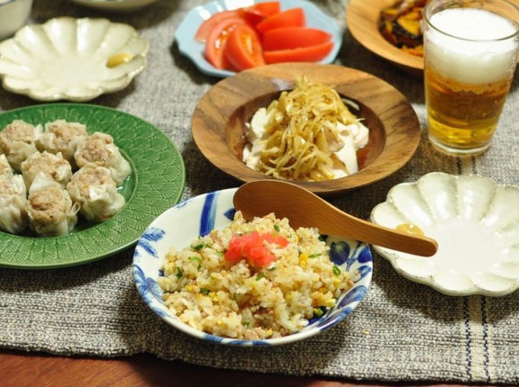 作り置きの鶏ハムがあったらパパっと晩ごはん